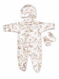 Set Nascita Cotone Safari Beige - 3 pezzi 0-3m